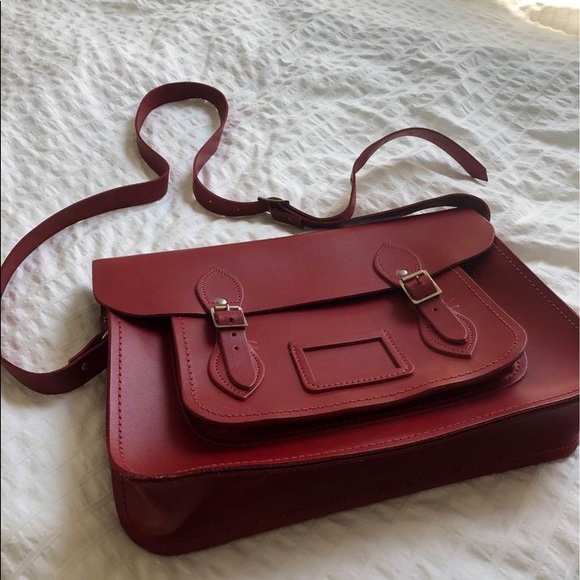 The Cambridge Satchel Company Handbags - Cambridge Satchel Bag Leather Red Large